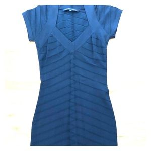 French Connection bodycon dress in navy